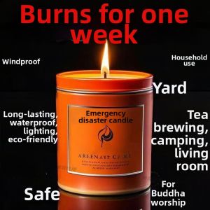 Emergency Lighting Candle Eco-friendly Smokeless Odorless Wind Waterproof