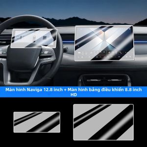Miếng Dán Bảo Vệ Màn Hình Kính Cường Lực Cho Bảng Điều Khiển Xe BYD Qin Plus King DM-i 2024-2026 Phụ Kiện Dán Màn Hình Dẫn Đường