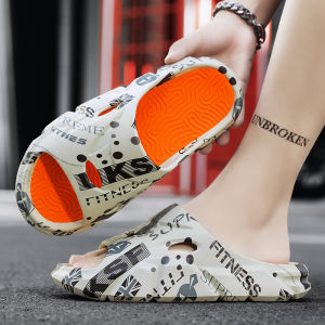 Dép Đi Biển Mùa Hè Cho Nam Đế EVA Chống Trượt Chống Mài Mòn Thể Thao Ngoài Trời Thường Ngày Cỡ Lớn Đế Dày Màu Trơn