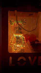 Đèn Pháo Hoa 3D BearbrickĐèn Ngủ Pháo Hoa Hình Gấu Decor Phòng ngủ