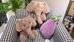 [Original with Blue Dust Bag] jellycat Sima Ji Elephant Plush Doll Doll Soothing Sleeping Gift Accompany Festival