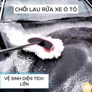 [HCM] Cây Lau Rửa Xe Ô Tô Cán Dài Lông Mềm-Hesede