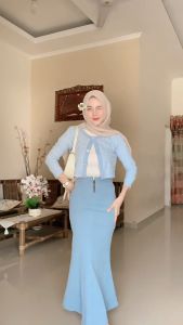 ROK JEANS DUYUNG WANITA - ROK JEANS PUTRY DUYUNG WANITA MELAR JUMBO