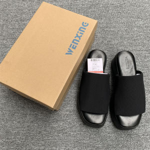 2023 Summer New Fish Mouth Thick Bottom Pure Color Casual Exposed Toe Sandals Beach Slippers Breathable Flat Rubber Sole Youth