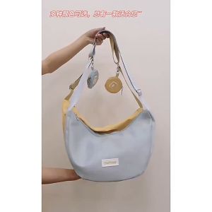 Ready COD Tas Selempang Wanita Slingbag 2-in-1 Nylon Wanita Tas Bahu Selempang Canvas Wanita Korean Tas Selempang Kanvas Wanita Tebal Premium Baru Tas U-n-i-q-l-o- Selempang Eiger Wanita Tas Samping Tas Kuliah Wanita