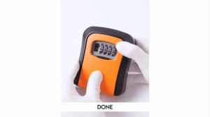 4 Digit Combination Wall Mount Key Storage Security Lock Box Homestay Guest Key Organizer