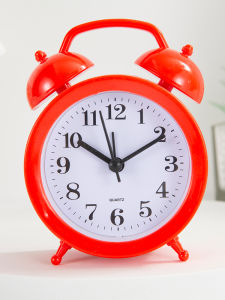 Simple Modern Alarm Clock for Boys And Girls Students Bedroom Desk Top Wake up Tool Male Female Hour Glass Plastic Clock
