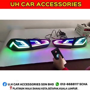 MITSUBISHI LANCER 2008 - 2017 / EVOLUTION X / PROTON INSPIRA RGB FUNCTION TAIL LAMP TAILLAMP WITH RUNNING SIGNAL