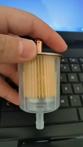 BeautyBoostT 1ชิ้นกรองน้ำมันดีเซลขนาดใหญ่พิเศษ กรองน้ำมันเชื้อเพลิง RV แบบอินไลน์สำหรับอุปกรณ์สวนสกู๊ตเตอร์รถมอเตอร์ไซด์