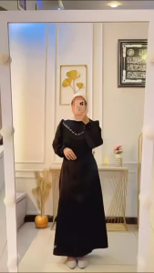 Calea Dress Gaun Pesta Bridesmaid Gamis Wanita Satin Dress Kondangan Kekinian Virall