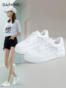 Daphne Breathable Mesh Sports Shoes Womens Summer 2023 Casual Thick Bottom Leisure Shoes round Toe PU Material