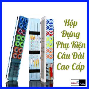 Hộp Đựng Phụ Kiện Câu Đài Hộp Đựng Phao Câu Cá ABS Đa Năng [BH 3 Tháng] Kèm Trục Silicon Cao Cấp HPK13 - Sanami Fishing