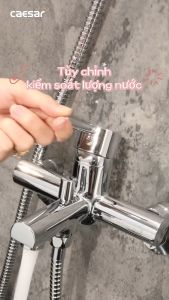 Củ sen tắm Nóng Lạnh chính hãng CAESAR S353C ( chưa bao gồm dây + bát sen )