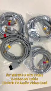 RCA Cable for WII AV Cord Component HDTV Audio Video Cord for Nintendo WII U Console AV Adapter Line Chromatic Aberration Wire