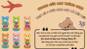 Sách: ComBo Gấu Con Thông Minh (6 Cuốn) - Dành Cho Trẻ Mẫu Giáo