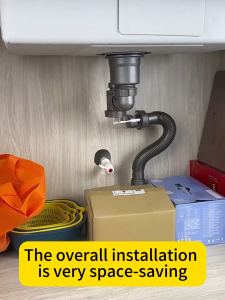 Stainless Steel Kitchen Sink Drain Pipe Washing Basin Single Trough Drainage Full Set Of Deodorizing And Insect-Proof