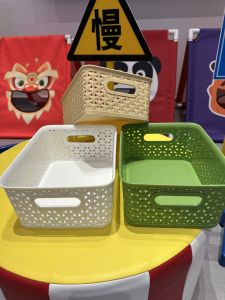 Kindergarten Toy Storage Box Plastic Storage Box Building Blocks Packing Rectangular For Home Parts Snack Desktop Small Size