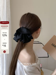 Suzyacc Kr Satin Hair Tail Clip Elegant Simple Gentle New 2025 Version Skirt Hem Hair Accessories Korean Style Fashion Jewelry