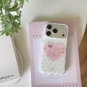 Sanrio | Ốp Điện Thoại Chống Sốc My Melody Hoạt Hình Dễ Thương Hàn Quốc Dành Cho iPhone 15 Pro Max 16 17 Pro Max - Ốp Bảo Vệ Silicon Có Bảo Vệ Ống Kính