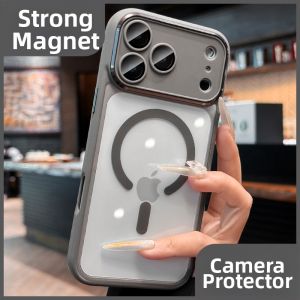 DAIMANG | Magnetic Charging Compatible Titanium Gray Phone Case for iPhone 18 Pro Max