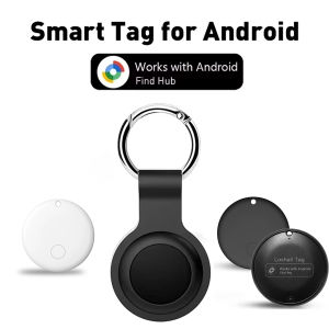 Smart Tag Work with Android Google Find Hub Long Distance Tracker Item Finder for Key Bag Pet Xiaomi Samsung Pixel Motorola
