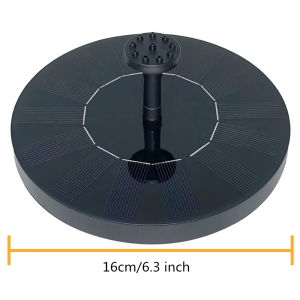 Waterfall Fountain Mini Solar Water Fountain Pool Pond Garden Decoration Outdoor Bird Bath Solar Powered Fountain Floating Water