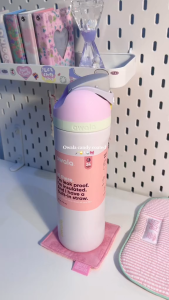 [100%Original] Owala FreeSip24/32ozStainless-Steel WaterBottle with Locking Push-Button Lid and Straw