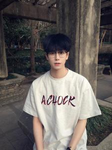 American Retro Cotton Short Sleeve T-Shirt Mens Summer Oversize Design Unique Top Breathable Comfortable round Neck Tee