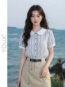 YOUXIANG | Áo Sọc Đẹp Như Búp Bê