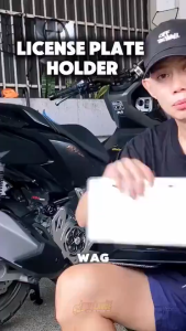 1PCS Universal Aluminium Alloy Plate Cover For Motorcycle New LTO Plate Size Carbon
