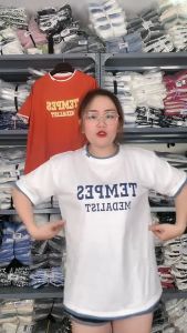 Áo phông Form rộng TEMPES phối layer - Áo thun tay lỡ chất vải cotton - REW shop