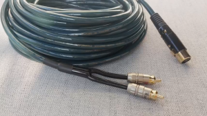 Dây sub điện cao cấp Audio Phile (BH 3 năm). Dây loa súp | dây tín hiệu sub điện 1 Canon cái ra 2 AV hoa sen | sd01
