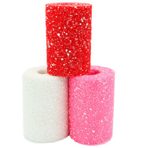 (15yards/piece) 15cm Snowflake Mesh Lace Packaging Rose Bundle Wedding Decoration Festival Party Gift Packaging DIY