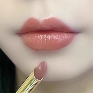 Long-Lasting Waterproof Lipstick Natural Nude Color Non-Stick Cup Brightening Effect Moisturizing Lip Gloss for Makeup Beginners
