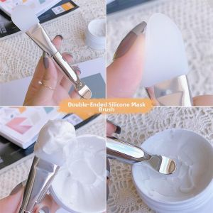 YUEYOUXIN | Silicone Soft Bristles Double Headed Face Mask Brush