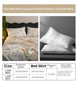 DOHIA | Cooling Silky Summer Bedding Set