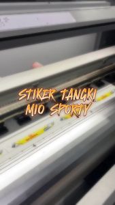 STRIPING STICKER PELINDUNG COVER TANGKI MIO - STIKER PELINDUNG TANGKI BENSIN MIO SPORTY SMILE - STM 01