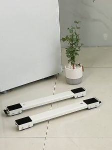 2PCS Washing Machine Mobile Base Stand Set Adjustable With Wheels Strong Load-bearing Moving artifact