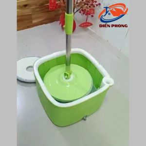 Bộ lau nhà tự vắt thông minh Kabolai cây lau nhà 360 độ tự tách nước bẩn thế hệ mới tặng kèm 2 bông lau