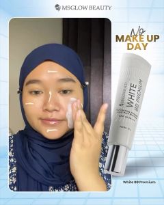 MS GLOW WHITE BB PREMIUM - 30 GR WHITENING DAILY BB CREAM MS GLOW