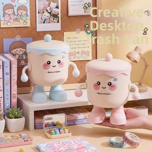 Cute Cartoon Trash Bin
