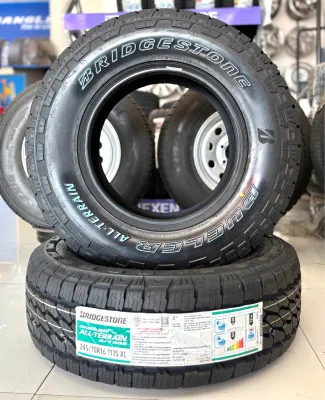 245/70R16 111S BRIDGESTONE AT002 (อักษรข้างขาว) ยางใหม่ปี 25🇹🇭 ราคาโปร2เส้น✅ แถมจุ๊บลมยางแท้😍 มีรับประกันนาน4ปี✅❤️