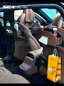 Gantungan Belakang Jok Mobil Tempat Tisu Organizer Kotak Penyimpanan Mobil Tempat Tisu Cup Holder Mobil SEAMETAL