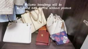Handbag Dust Bags Clear Purse Storage Organizer For Closet Zipper Hanging Storage Bag For Handbags