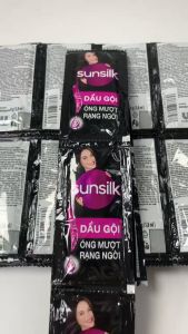Dau goi Sunsilk ong muot rang ngoi den 6g ( 10 gói 1 dây)