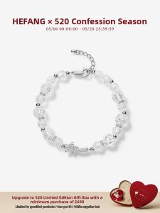 HEFANG Jewelry | White Crystal Meteor Light Luxury High-end Matchable Bracelet