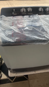 LG เครื่องซักผ้า 2 ถัง ขนาด 12 กก. รุ่น TT12WARG