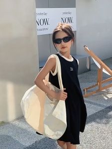 💖Ready Stock💖Kids Girls Sleeveless Long Dress (H156/H180)