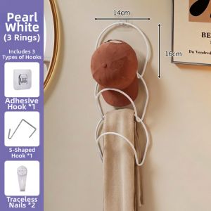 MEIKAIBIN | Wall-mounted Hat Organizer Hook Shelf