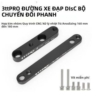 TTPRO Xe Đạp Phanh Đĩa Adapter Flat Mount CNC 180mm Phía Trước Bánh Sau Tương Thích Với Bu Lông Nhôm Xe Đạp Đường Bộ Phần